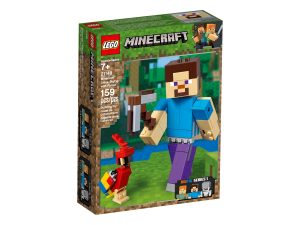 lego 21148 steve bigfig with parrot