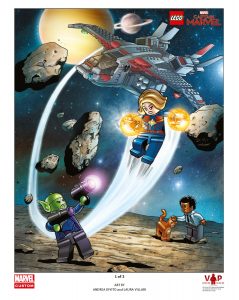 lego 5005877 captain marvel art print 1 of 3