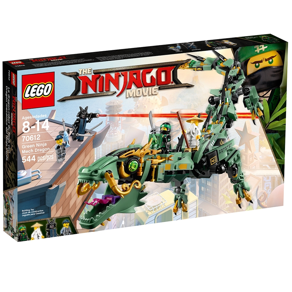 lego 70612 green ninja mech dragon