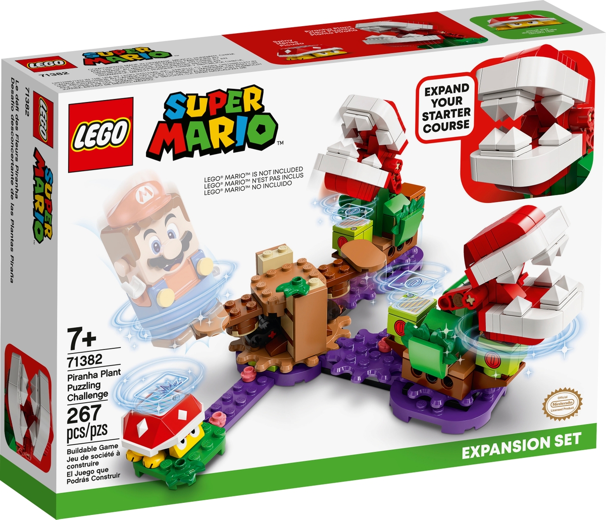 LEGO 71382 Piranha Plant Puzzling Challenge Expansion Set