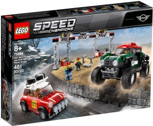 lego 75894 1967 mini cooper s rally and 2018 mini john cooper works buggy