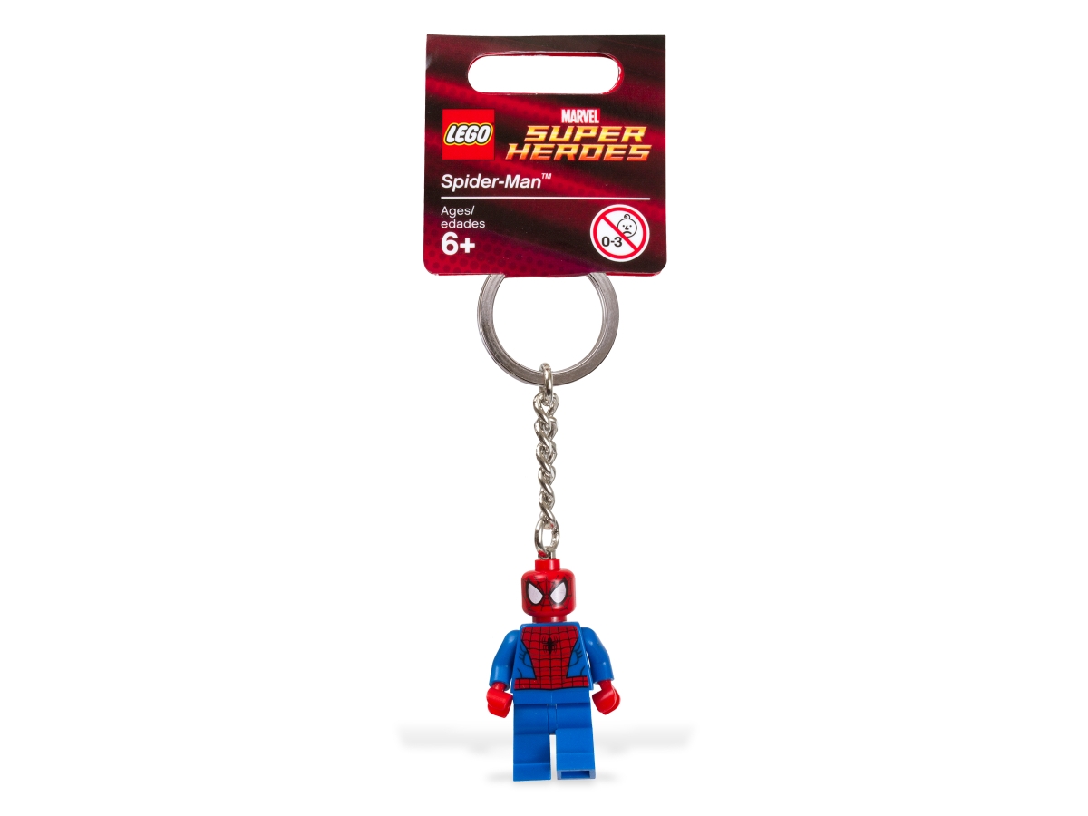 lego 850507 marvel super heroes spider man keyring