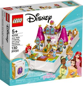 LEGO Ariel, Belle, Cinderella and Tiana’s Storybook Adventures 43193