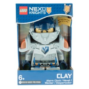 lego 5005115 nexo knights clay minifigure alarm clock