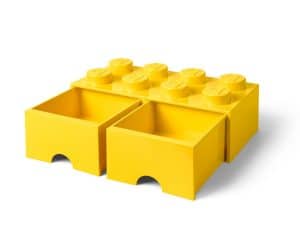 lego 5005400 8 stud bright yellow storage brick drawer