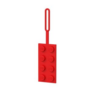 lego 5005542 2x4 red luggage tag