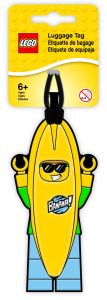 lego 5005580 banana guy luggage tag