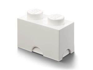 lego 5006869 2 stud storage brick white