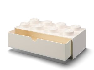 lego 5006877 8 stud desk drawer white