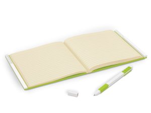 lego 5007242 locking notebook with gel pen lime