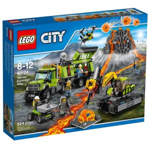 lego 60124 volcano exploration base