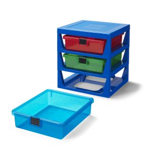 transparent blue lego 5005875 rack system