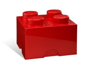 LEGO 4-Stud Storage Brick – Red 5006968